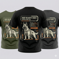 Load image into Gallery viewer, High-Velocity Reactive Asset - Belgian Malinois K9 Performance Tee