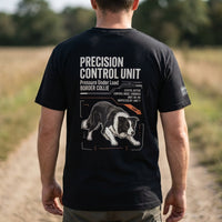 Load image into Gallery viewer, Pressure Creates Precision — Reactive Under Load, Border Collie K9 Performance Tee
