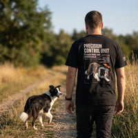 Load image into Gallery viewer, Pressure Creates Precision — Reactive Under Load, Border Collie K9 Performance Tee
