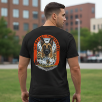 Load image into Gallery viewer, No Recall No Regrets Military K9 T-Shirt | German Shepherd Handler Comfort Colors 1717 | Tactical MWD Paratrooper Graphic Tee