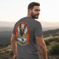 Load image into Gallery viewer, No Recall No Regrets Military K9 T-Shirt | German Shepherd Handler Comfort Colors 1717 | Tactical MWD Paratrooper Graphic Tee