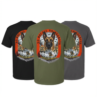 Load image into Gallery viewer, No Recall No Regrets Military K9 T-Shirt | German Shepherd Handler Comfort Colors 1717 | Tactical MWD Paratrooper Graphic Tee