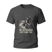 Load image into Gallery viewer, Dog Agility T-Shirt — "We Go Harder Every. Damn. Time." Motivational K9 Training Tee
