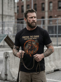 Load image into Gallery viewer, Control the Chaos Doberman T-Shirt — Drive Without Mercy