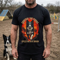 Load image into Gallery viewer, Control the Chaos - Border Collie Performance Tee, Speed With a Brain
