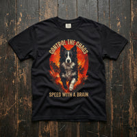 Load image into Gallery viewer, Control the Chaos - Border Collie Performance Tee, Speed With a Brain